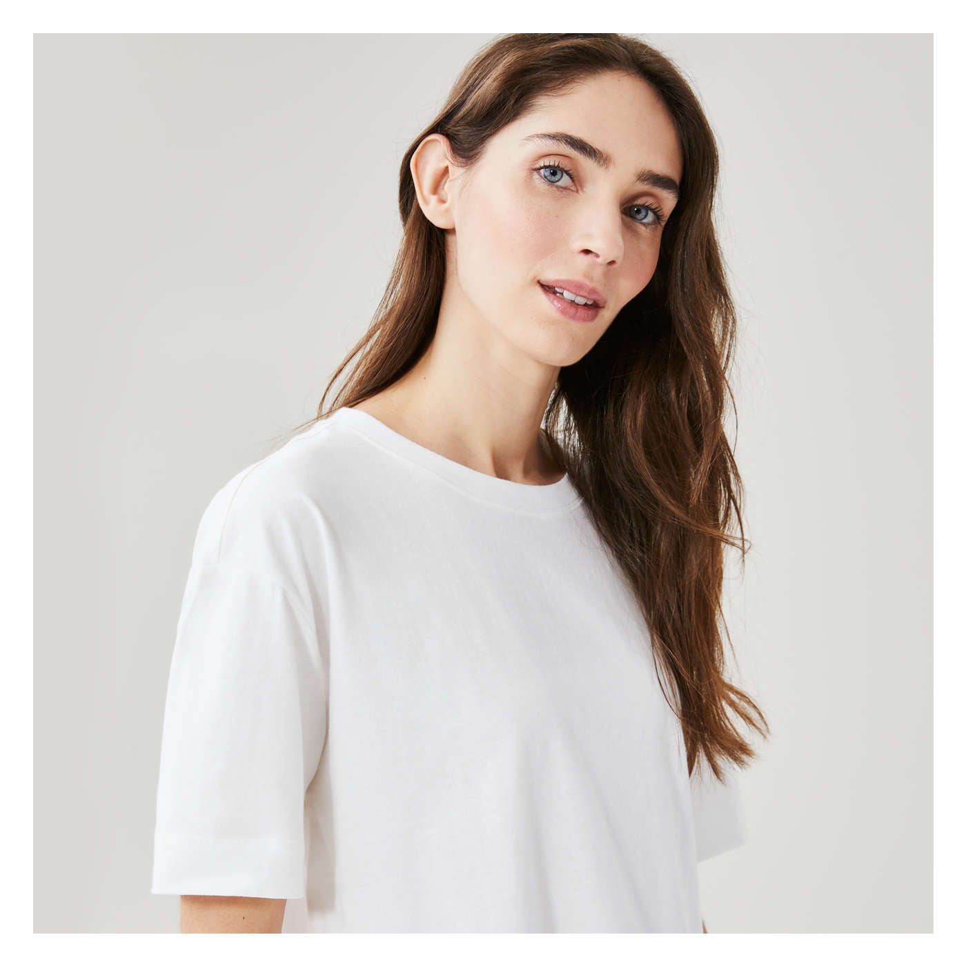 ★ILLIGO★ Lettering loose crop t-shirt white Fila LOCRI loose cropped tee - white | FILA Official